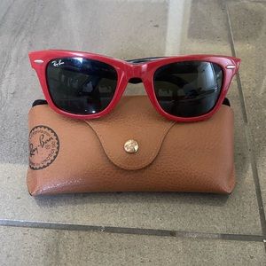 Ray-Ban Red Wayfarers